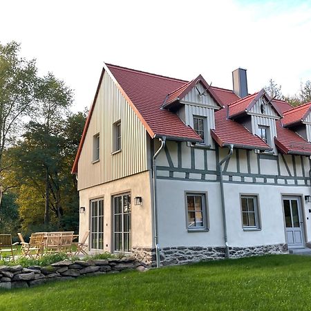 Ferienwohnung Schellnhof Forsthaus am Waldrand Nidda Exterior foto