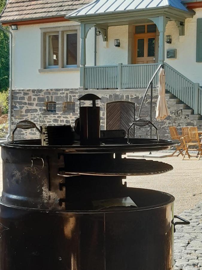 Ferienwohnung Schellnhof Forsthaus am Waldrand Nidda Exterior foto