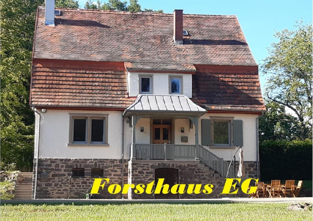 Ferienwohnung Schellnhof Forsthaus am Waldrand Nidda Exterior foto