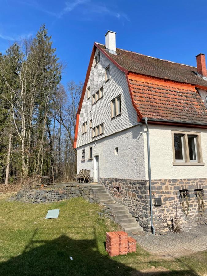 Ferienwohnung Schellnhof Forsthaus am Waldrand Nidda Exterior foto