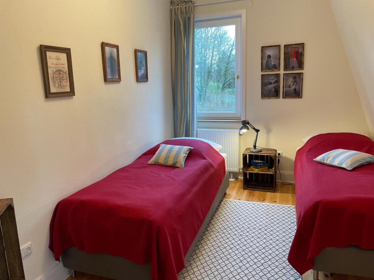Ferienwohnung Schellnhof Forsthaus am Waldrand Nidda Exterior foto