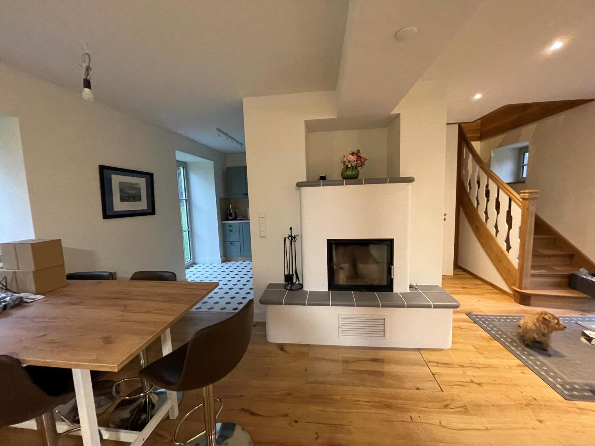 Ferienwohnung Schellnhof Forsthaus am Waldrand Nidda Exterior foto