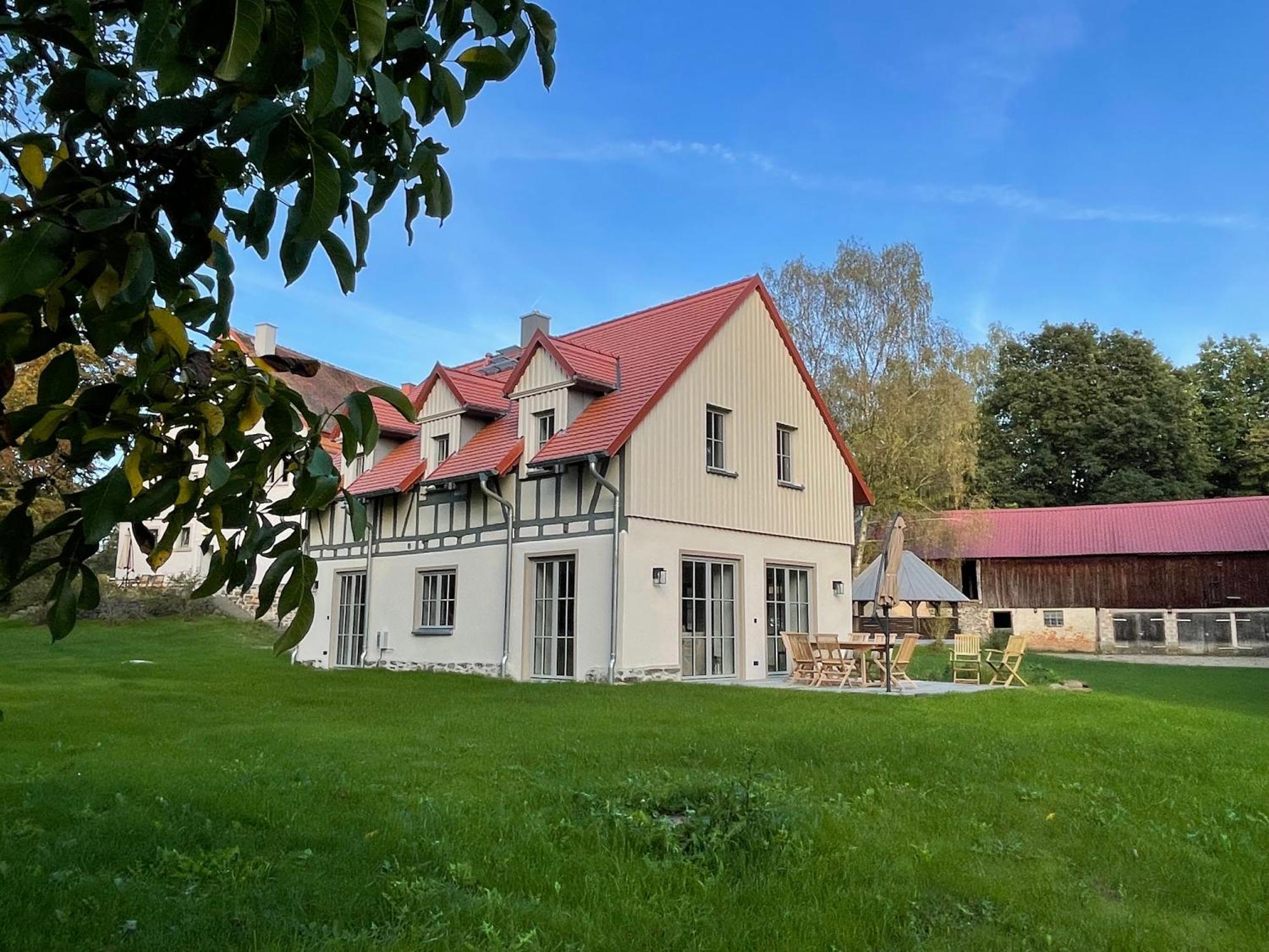 Ferienwohnung Schellnhof Forsthaus am Waldrand Nidda Exterior foto